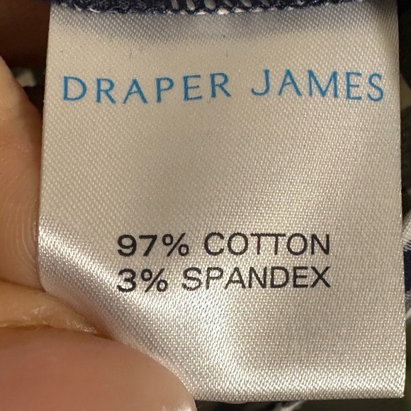 NWOT Draper James Navy and White Gingham Dress - Picture 4 of 5